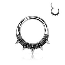 Segment kruh s hroty - helix / cartilage / tragus piercing
