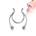 Falešný piercing do nosu - septum Falešný piercing do nosu - septum