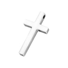 Ocelový přívěšek křížek 17 x 31 mm