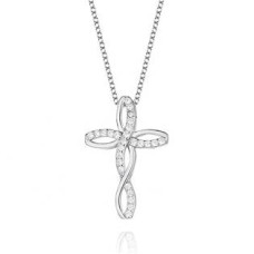 Střibrný náhrdelník s křížkem