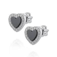 Stříbrné dámské náušnice