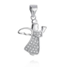 Stříbrný přívěšek andělíček