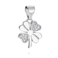 Stříbrný přívěšek čtyřlístek