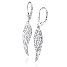 Visací dámské náušnice křídla
