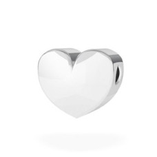 Stříbrný přívěšek korálek SRDCE