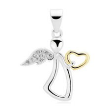Stříbrný přívěšek andílek