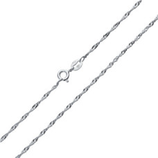 Stříbrný řetízek lambada - singapore