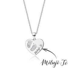 Střibrný náhrdelník s možností rytiny