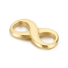 Zlacený ocelový přívěšek nekonečno