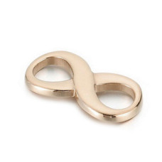 Zlacený ocelový přívěšek nekonečno