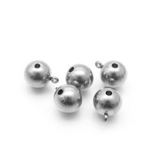 Navlékací ocelový přívěšek korálek s očkem