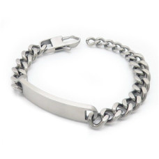 Pánský ocelový náramek matný