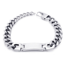 Pánský ocelový náramek matný