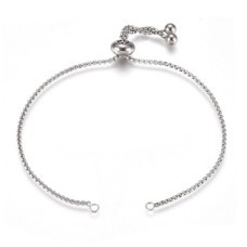 Ocelový řetízek na výrobu náramku, UNI délka