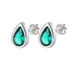 Stříbrné šroubovací náušnice