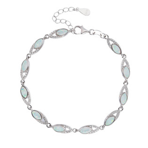 Stříbrný náramek s opálem Stříbrný náramek s opálem