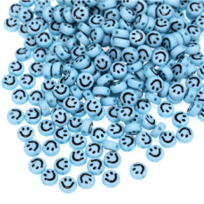 Plastový korálek smajlík