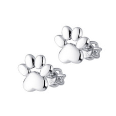 Stříbrné šroubovací náušnice tlapky