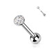 Cartilage PUSH IN piercing TITAN, 1,2 x 8 mm