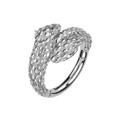 Ocelový kruh - helix / cartilage piercing had