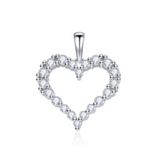 Stříbrný přívěšek srdíčko