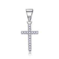 Stříbrný přívěšek křížek malý