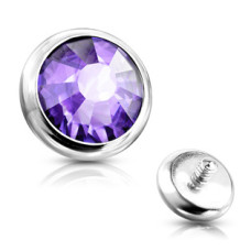 Náhradní kamínek k labretě, průměr 4 mm