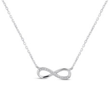 Střibrný náhrdelník nekonečno