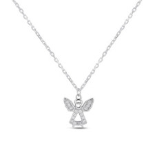 Střibrný náhrdelník andílek