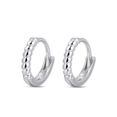 Stříbrné náušnice kruhy