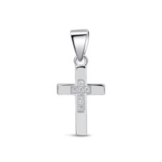 Stříbrný přívěšek kříž