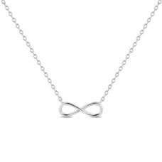 Střibrný náhrdelník nekonečno