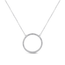 Střibrný náhrdelník kolečko