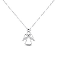 Stříbrný náhrdelník andílek