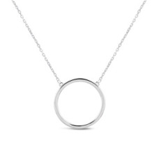 Střibrný náhrdelník kolečko