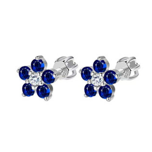 Stříbrné šroubovací náušnice kytičky Stříbrné šroubovací náušnice kytičky