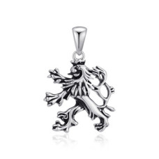 Stříbrný přívěšek Český lev