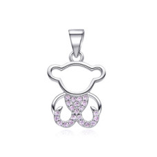 Stříbrný přívěšek medvídek