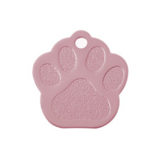 Hliníková psí známka tlapka