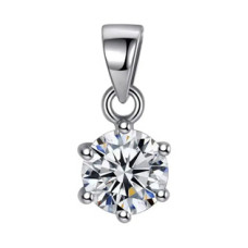 Stříbrný přívěšek se zirkonem