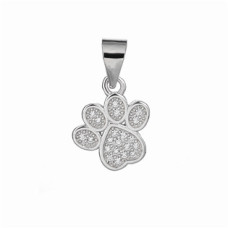 Stříbrný přívěšek psí tlapka
