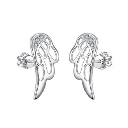 Stříbrné šroubovací náušnice křídla Stříbrné šroubovací náušnice křídla