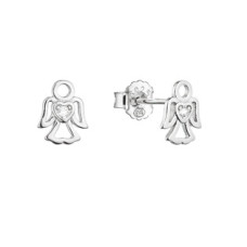 Stříbrné náušnice malý anděl