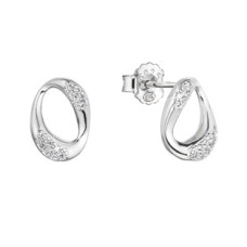 Stříbrné náušnice ovály