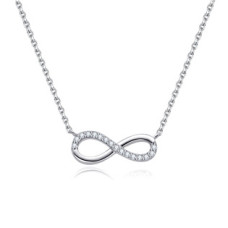 Střibrný náhrdelník nekonečno