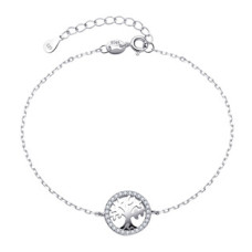 Dámský stříbrný náramek strom života