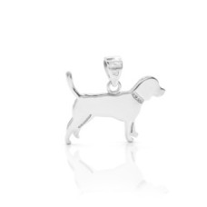 Stříbrný přívěšek pes Bígl