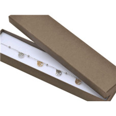 Hnědá dárková krabička na náramek