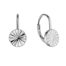 Stříbrné náušnice kulaté
