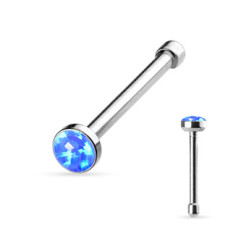 Piercing do nosu - opál